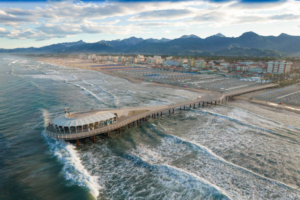 Il litorale tra Lido di Camaiore e Viareggio