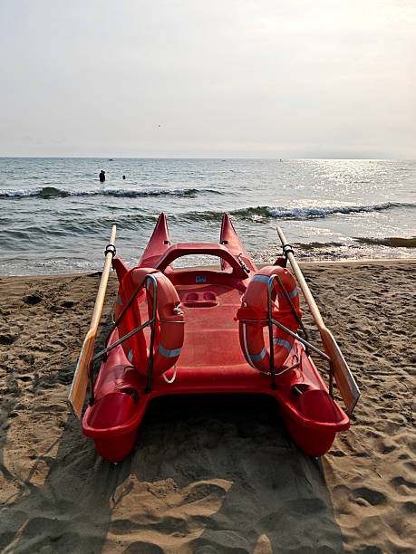 Salvagente sulla spiaggia di Lido di Camaiore